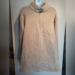 NEW Old Navy Men's Beige Sweater with Zipper